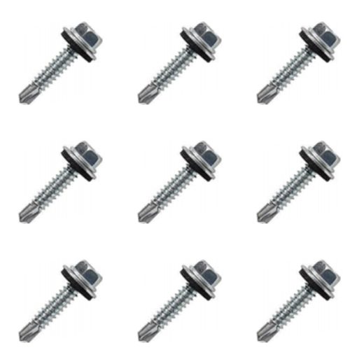 Tornillo zincado hexagonal con golilla