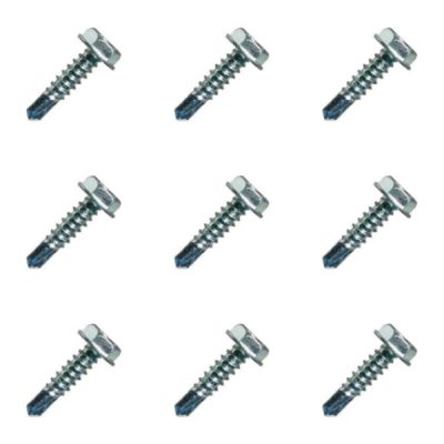 Tornillo zincado hexagonal sin golilla