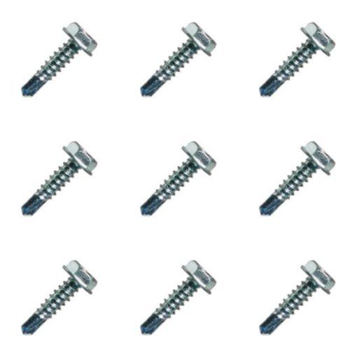 Tornillo zincado hexagonal sin golilla